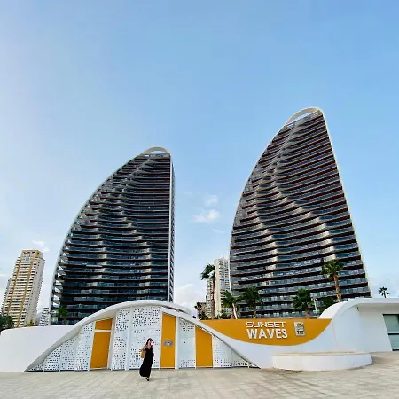 Sunset Waves Benidorm Sea View Apartment Exterior photo